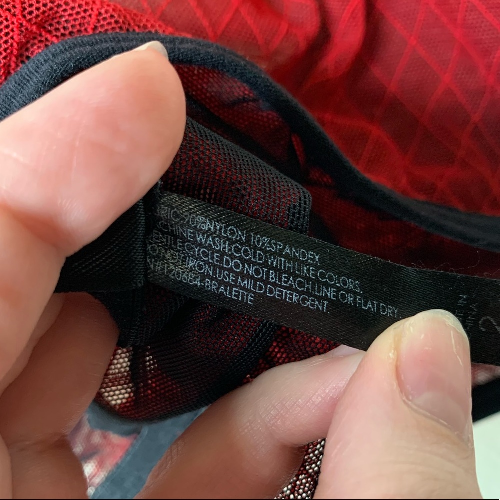sold Torrid plus size red strappy bralette 2X - Picture 11 of 12